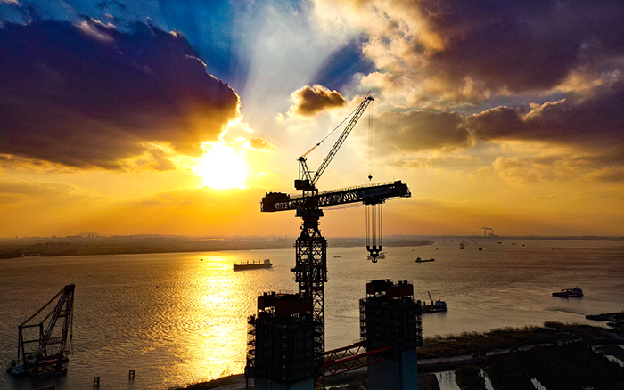 筑梦云端 皇冠welcome官网超大塔助力“超级工程”建设“满弦”推进